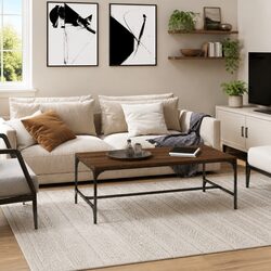 Warm Brown Oak Coffee Table 80x50x35 cm: Value for Living Rooms