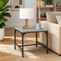 Reliable Grey Coffee Table with Industrial Aesthetic