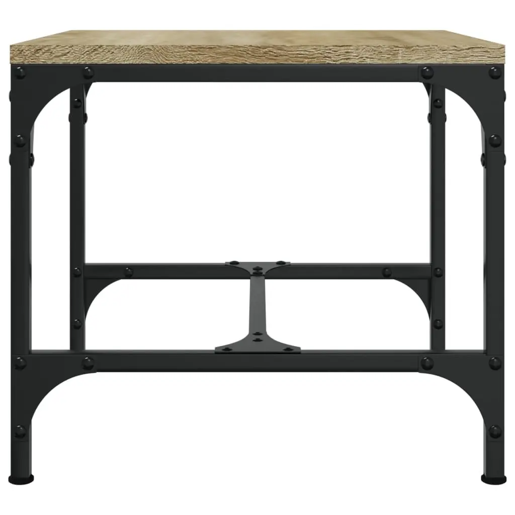 Side Tables Industrial Accent Furniture Brown 40x40x35 cm 2 pcs
