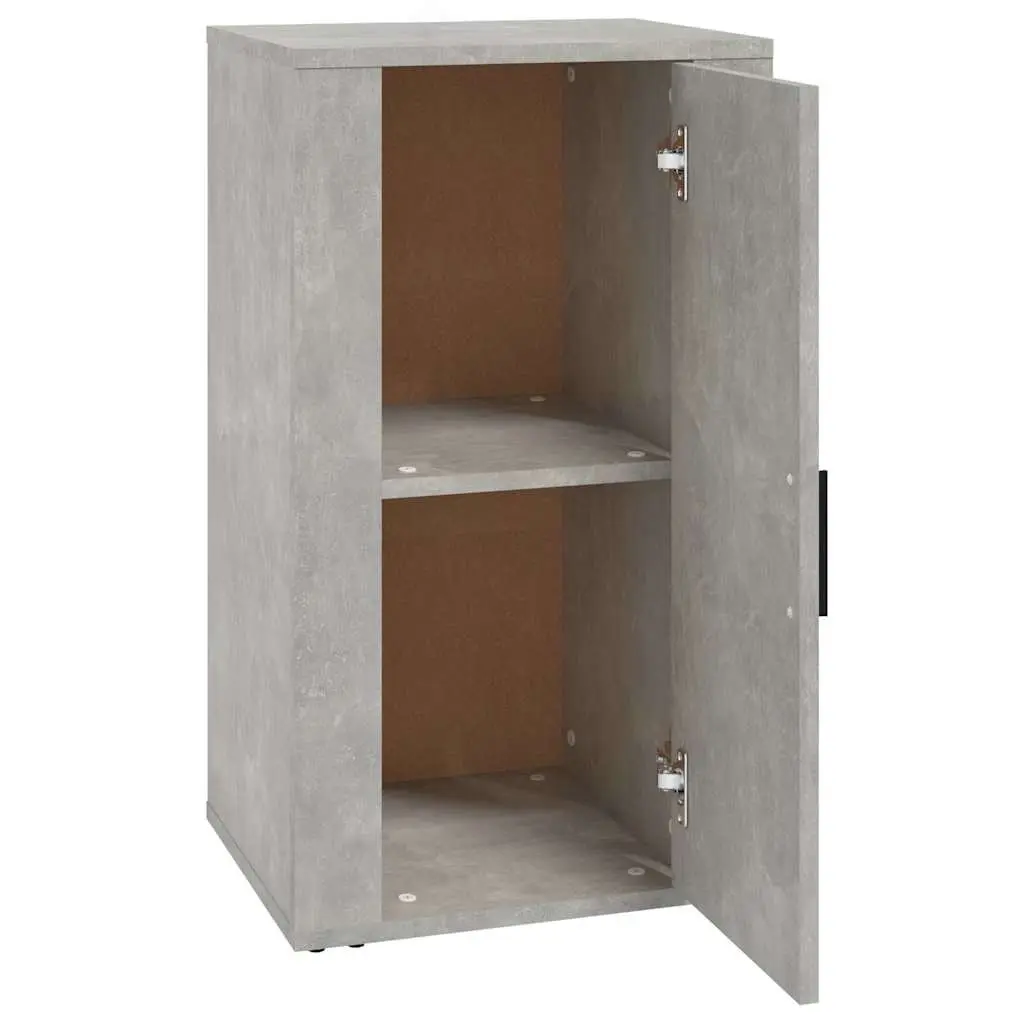 Sideboard Storage Cabinet Grey Engineered Wood 40 x 33 x 70 cm