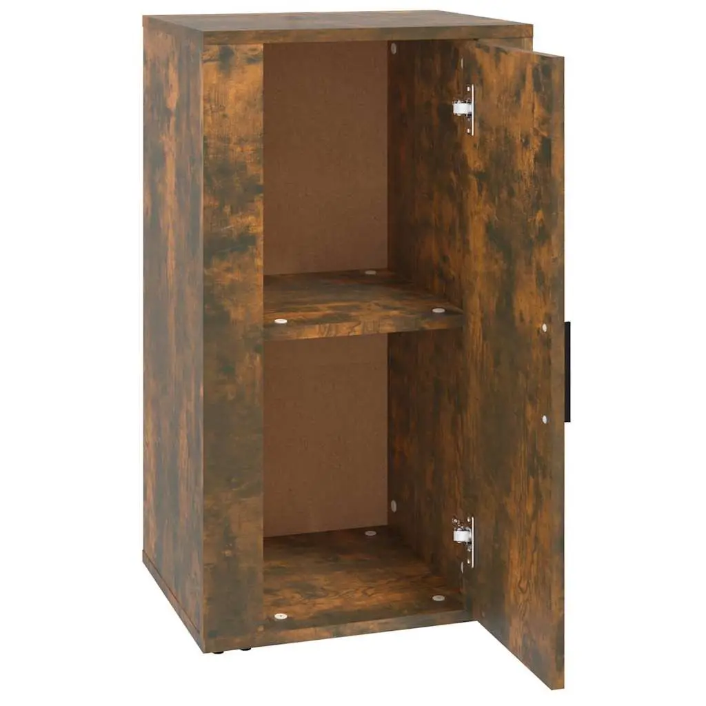 Sideboard Storage Cabinet Brown Engineered Wood Buffet with Door Compartments 40W x 33D x 70H cm