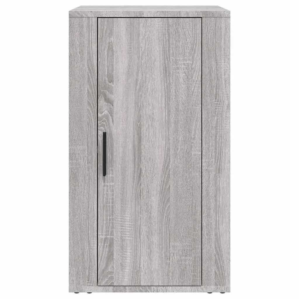Grey Sideboard Storage Cabinet Living Room Furniture Engineered Wood 40x33x70cm