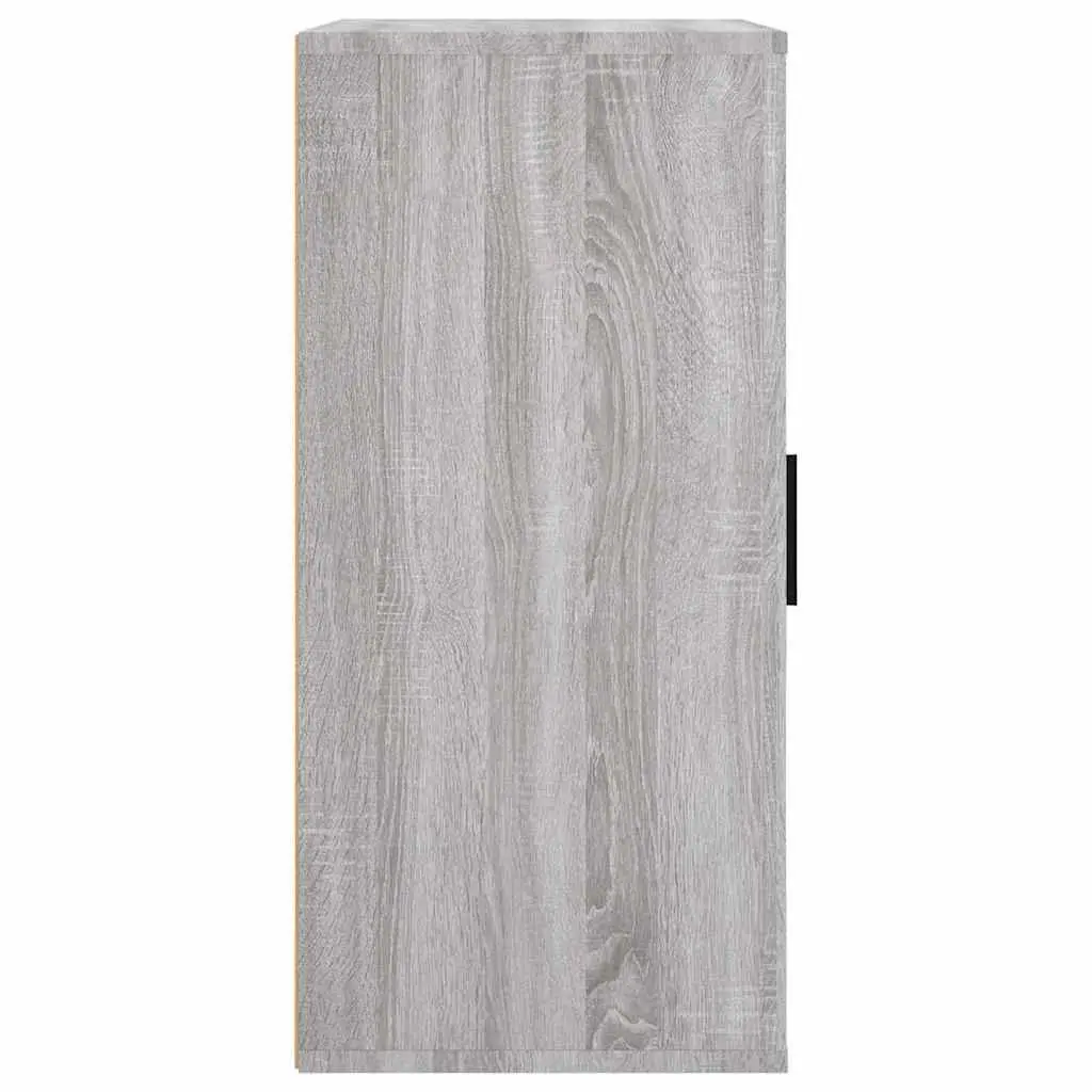 Grey Sideboard Storage Cabinet Living Room Furniture Engineered Wood 40x33x70cm