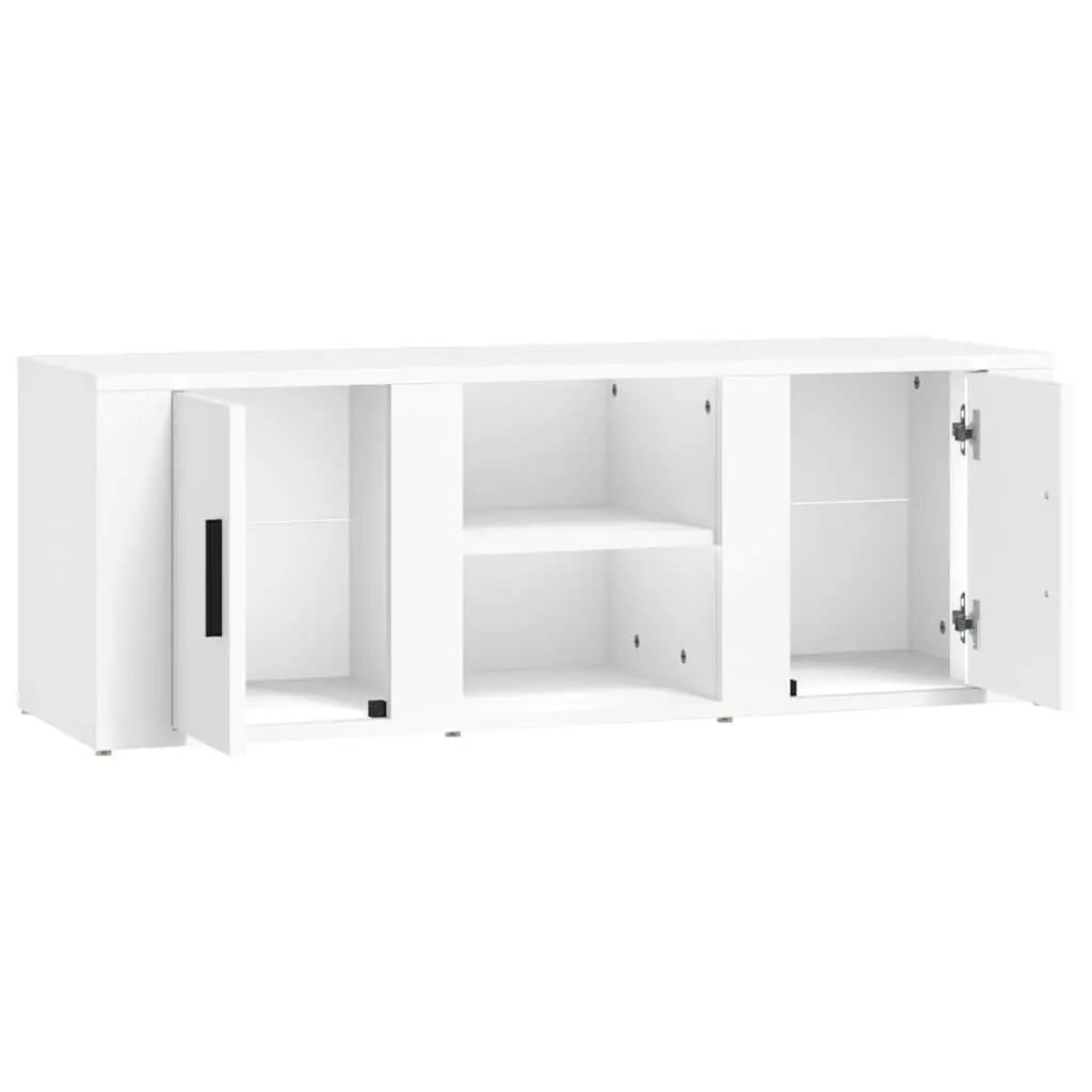 TV Cabinet Storage Media Unit 100x31.5x35 cm White