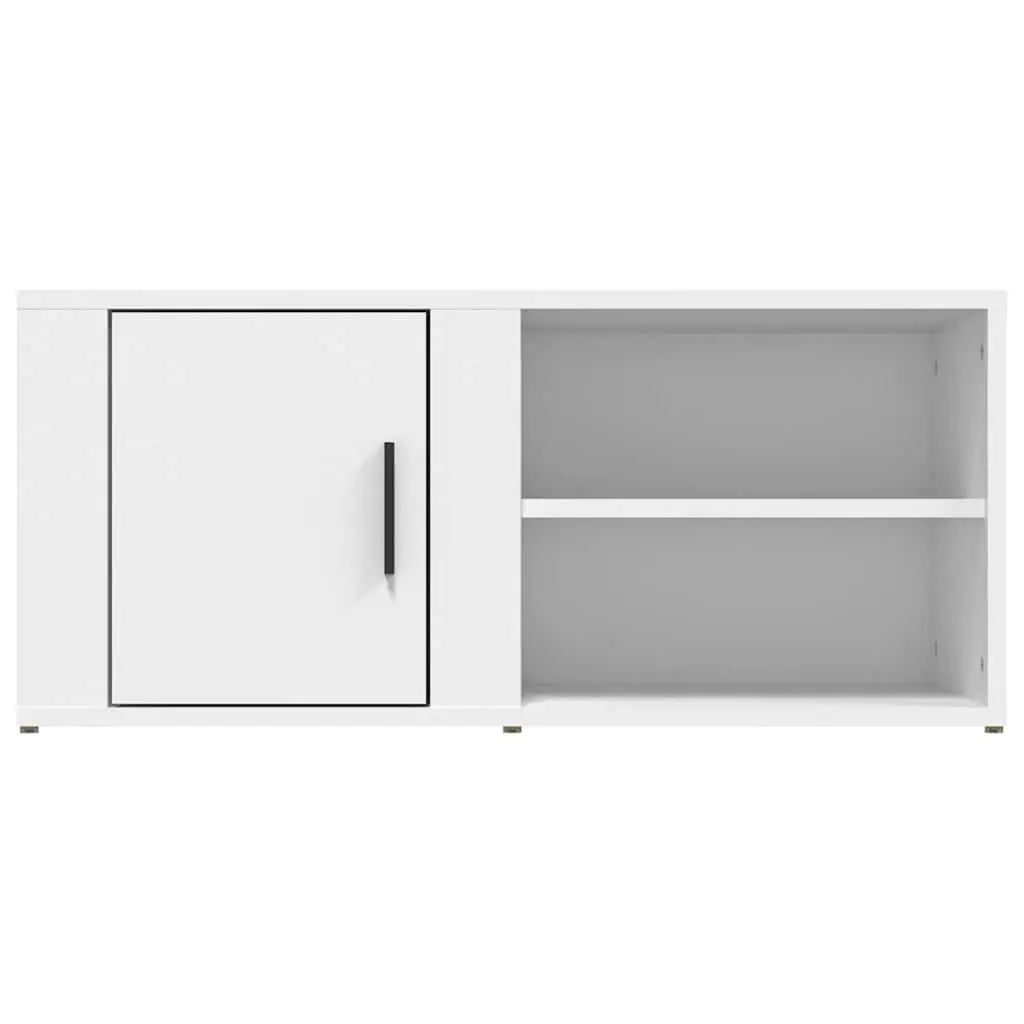 TV Cabinets Media Storage Unit 80x31.5x36 cm White 2 Piece