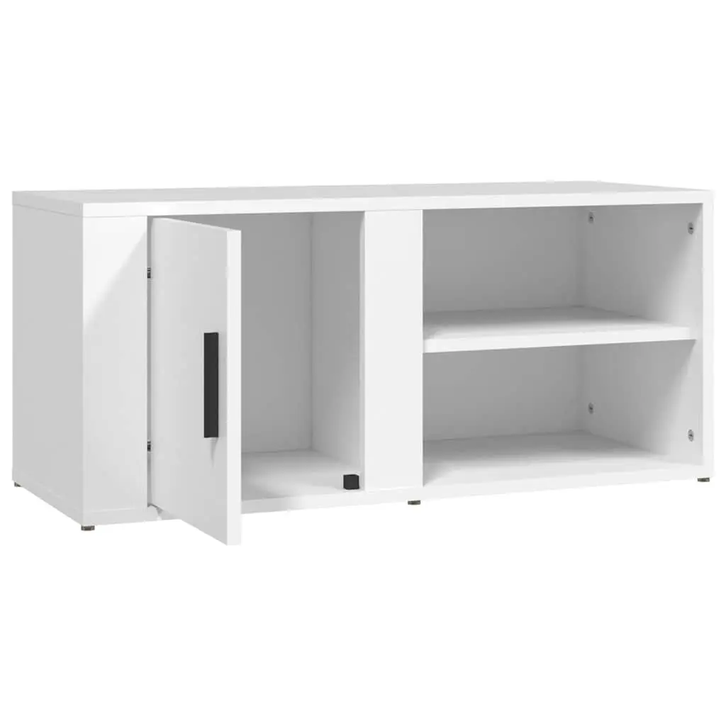 TV Cabinets Media Storage Unit 80x31.5x36 cm White 2 Piece