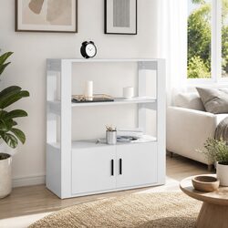 Reliable White Sideboard 80x30x90 cm for Smart Storage