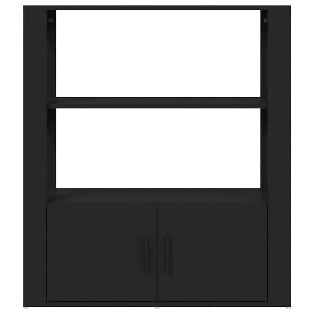 Black Sideboard with Ample Storage Solutions