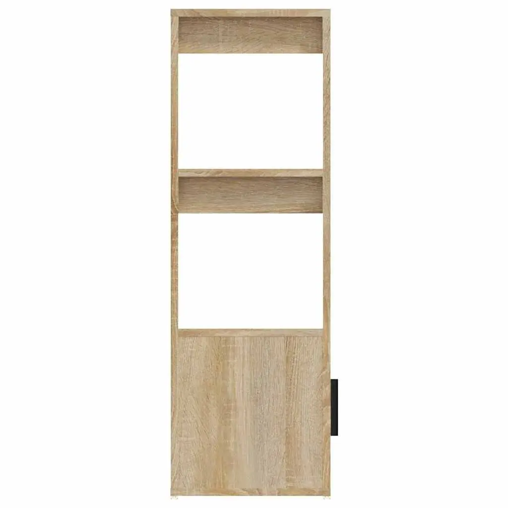 Sideboard Engineered Wood Storage Cabinet Shelves Doors Brown Living Room
