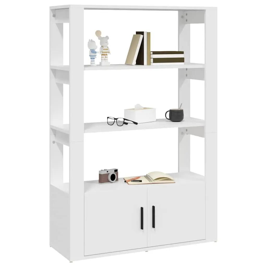 White Sideboard Cabinet with Ample Storage