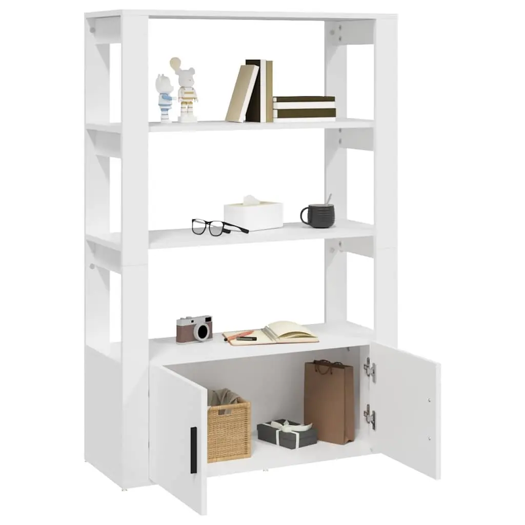 White Sideboard Cabinet with Ample Storage