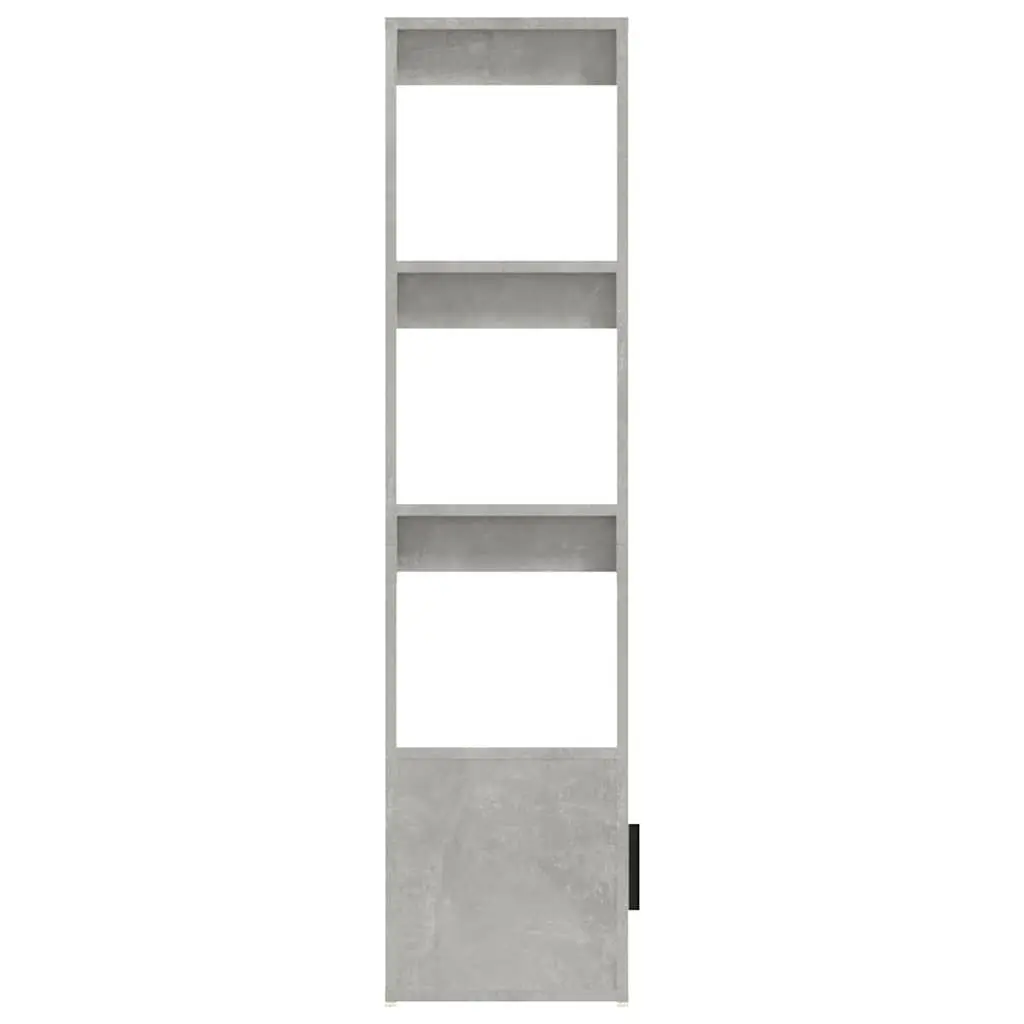 Sideboard Grey Storage Cabinet Engineered Wood 80L x 30W x 1195H cm