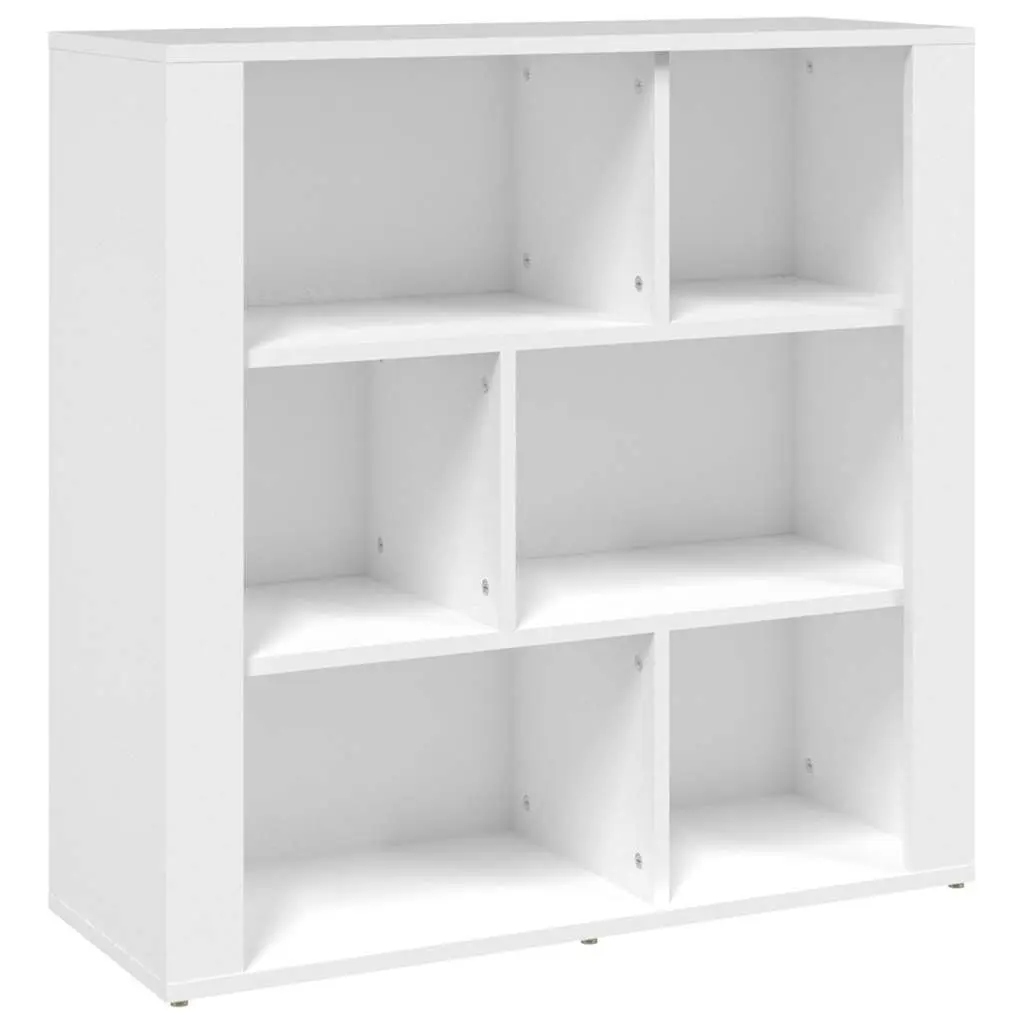 Sideboard White Storage Cabinet 80x30x80 cm Living Room Furniture Engineered Wood