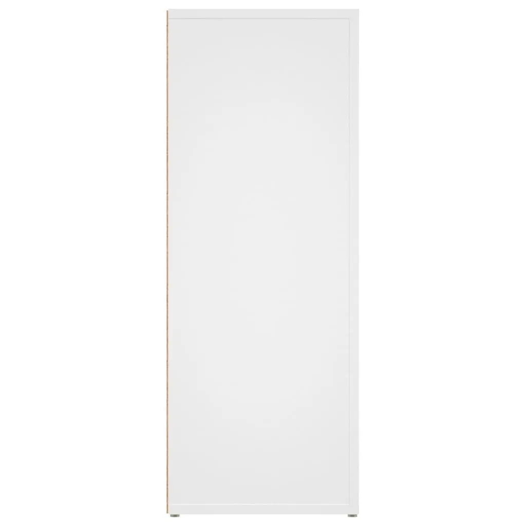 Sideboard White Storage Cabinet 80x30x80 cm Living Room Furniture Engineered Wood