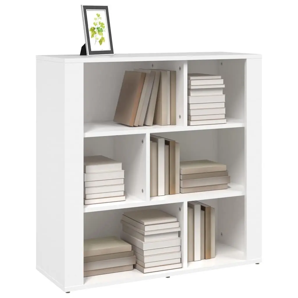 Sideboard White Storage Cabinet 80x30x80 cm Living Room Furniture Engineered Wood