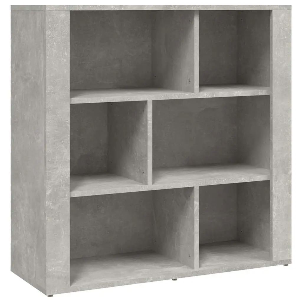 Sideboard Storage Cabinet 80x30x80 cm Grey Engineered Wood Living Room Furniture