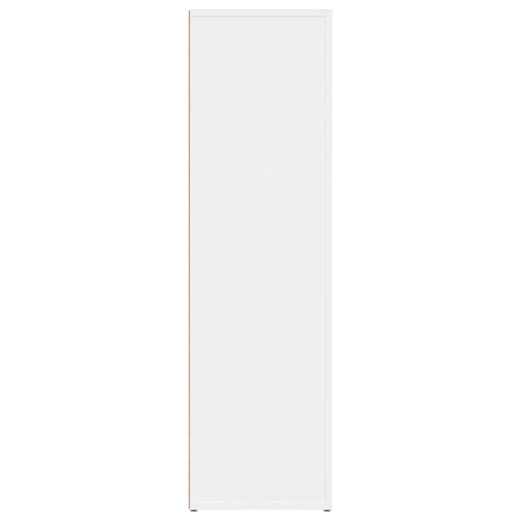 Sideboard Storage Cabinet White Engineered Wood Living Room Buffet 80 x 30 x 106 cm