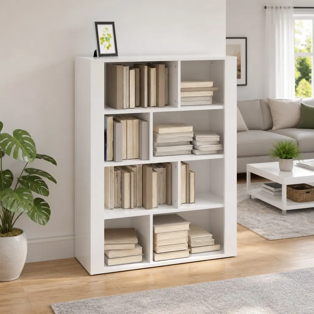 White Gloss Sideboard for Organized Living