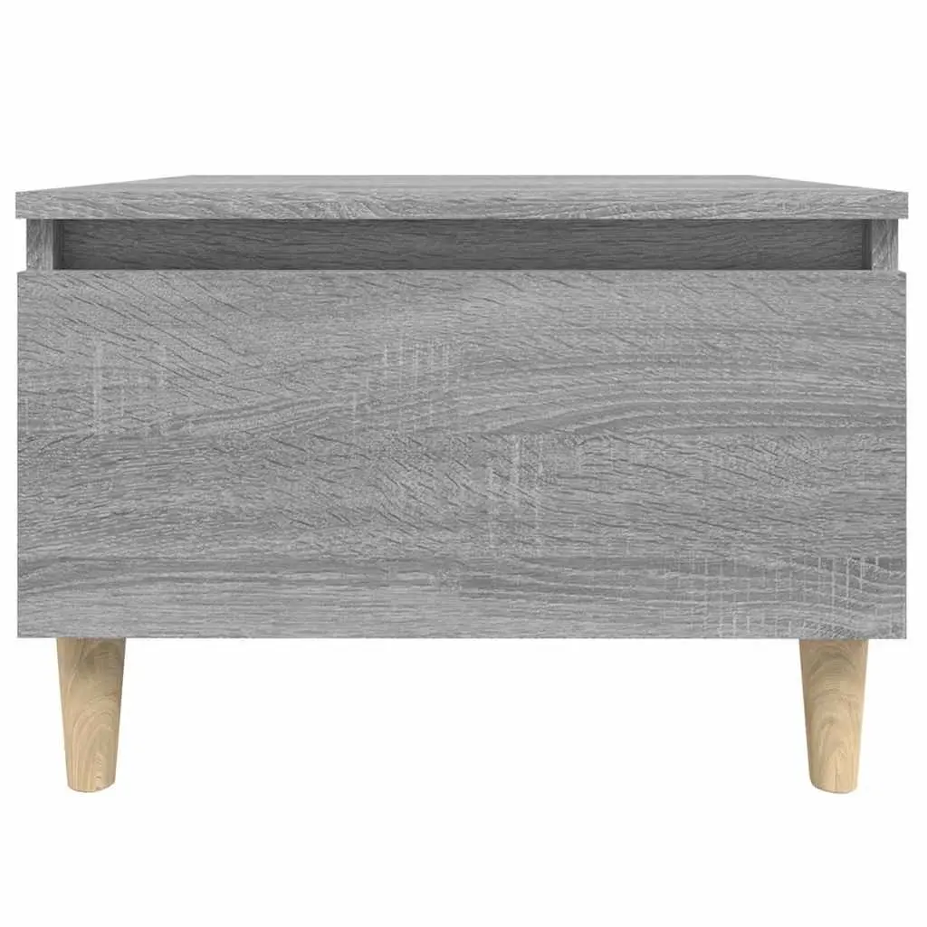 Side Tables Storage Accent Furniture 2 pcs Grey Scandinavian Living Room