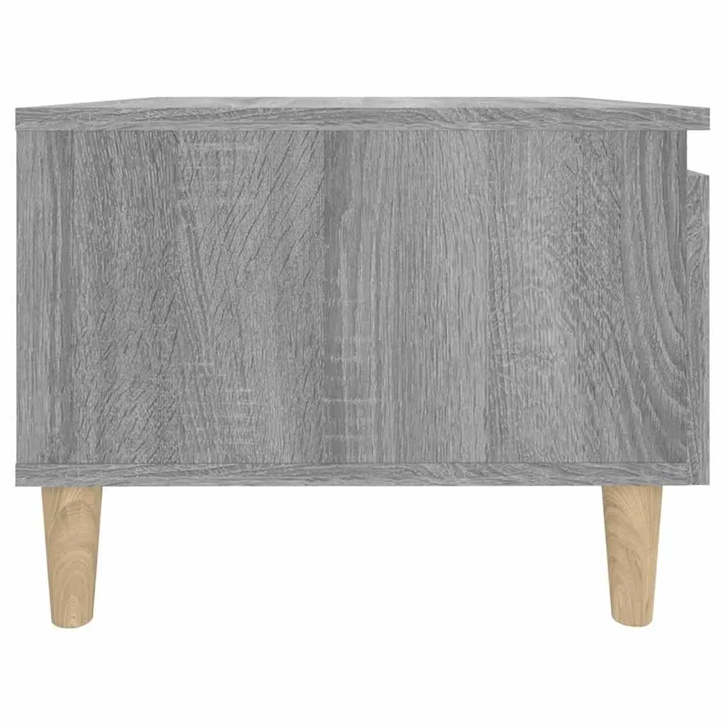 Side Tables Storage Accent Furniture 2 pcs Grey Scandinavian Living Room