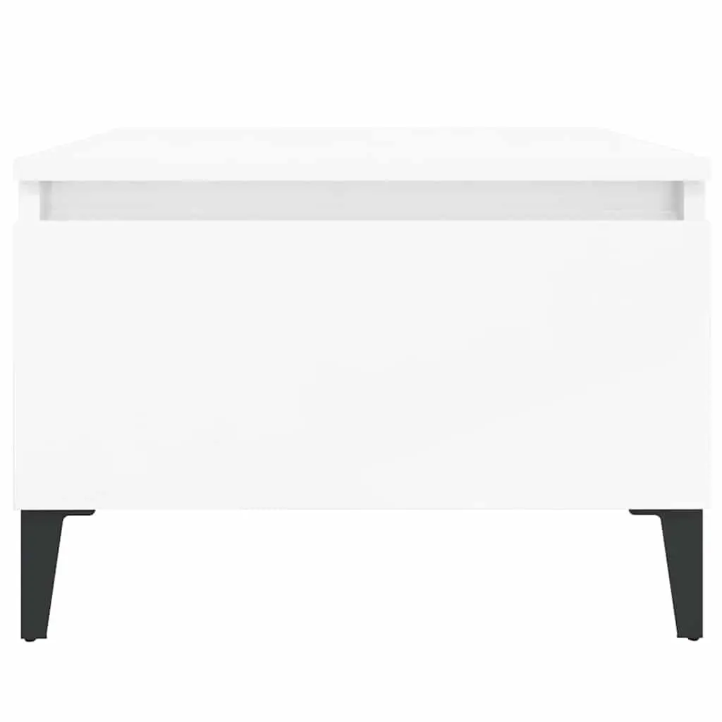 End Table Storage High Gloss White 50W x 46H x 35D cm