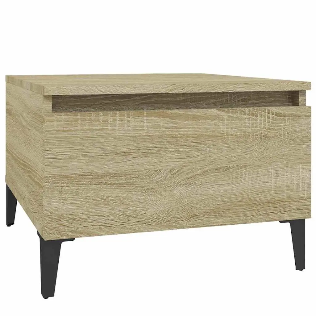 Brown Accent Table with Storage Drawer