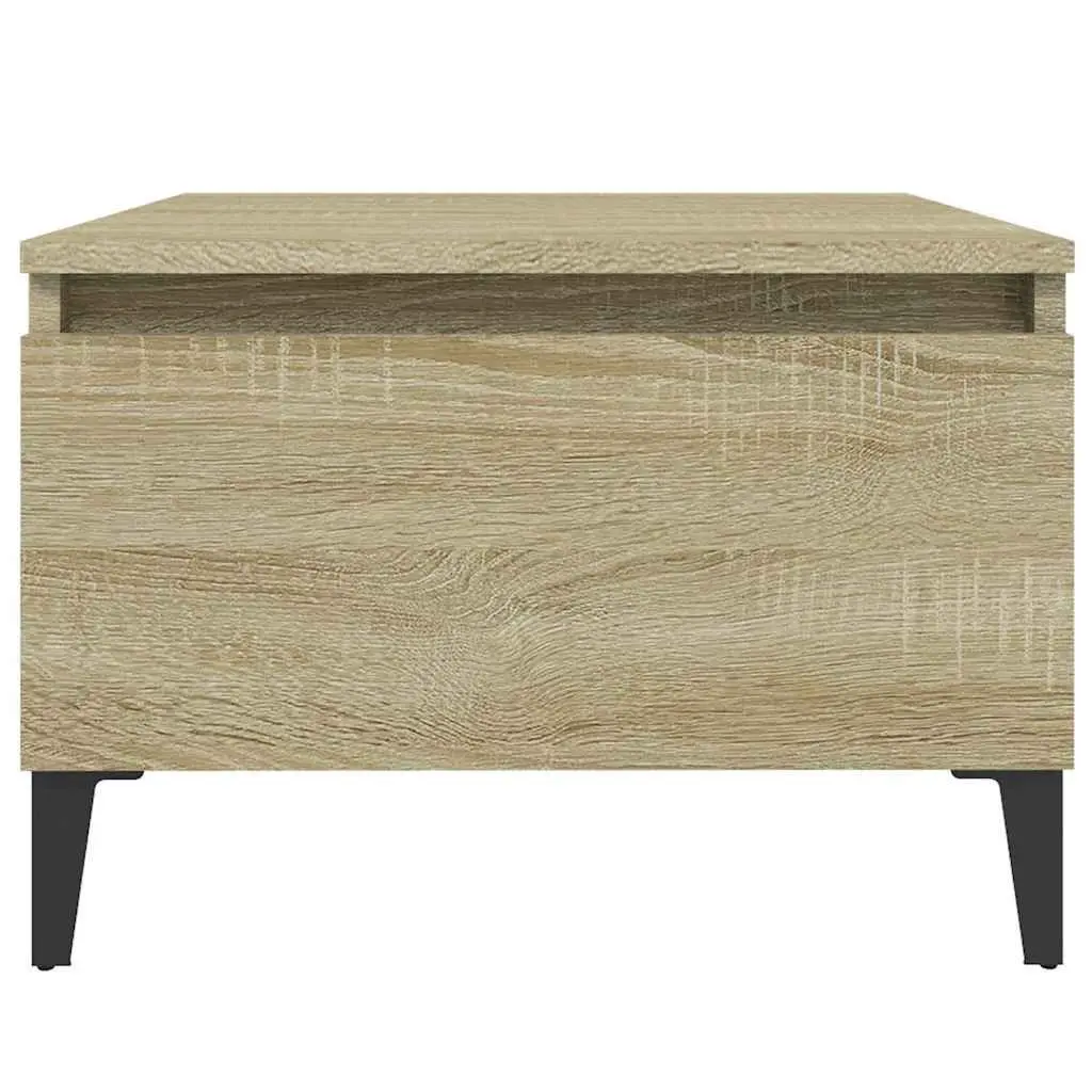 Brown Accent Table with Storage Drawer