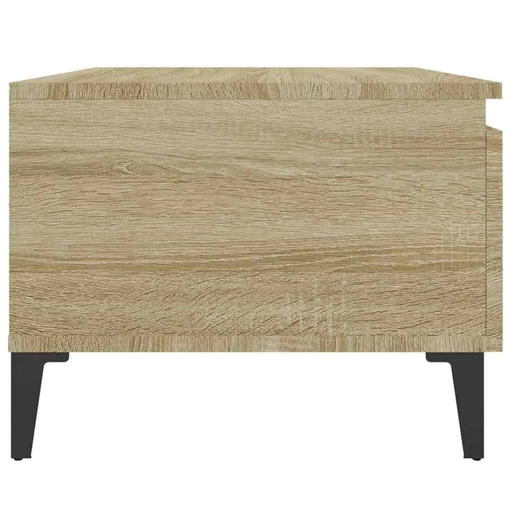 Brown Accent Table with Storage Drawer