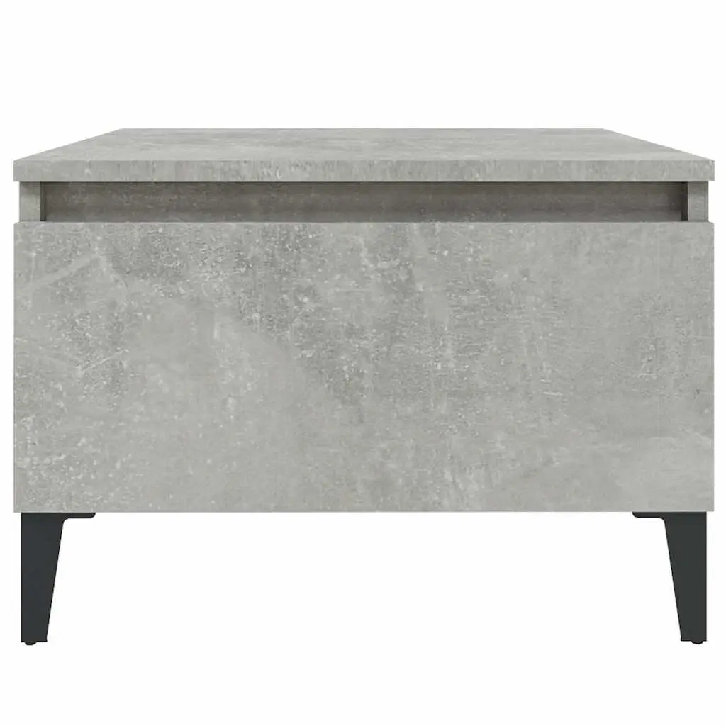End Tables Set of 2 Grey Engineered Wood Accent Side Tables Drawer Storage