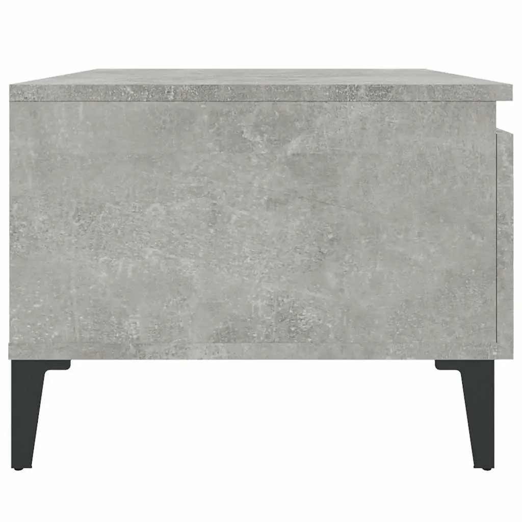 End Tables Set of 2 Grey Engineered Wood Accent Side Tables Drawer Storage
