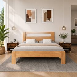 Versatile Set of 2 Brown Nightstands for Any Bedroom Style