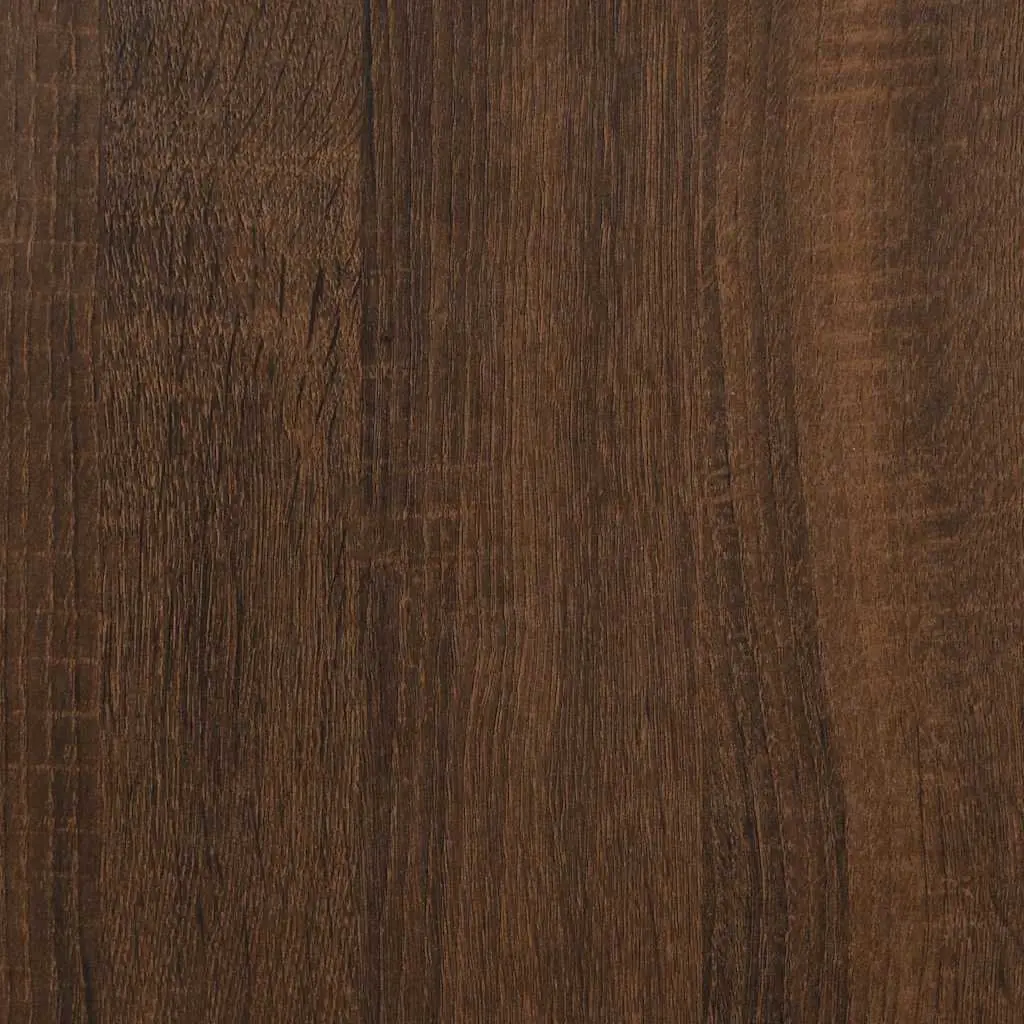 End Tables Side Tables with Drawer Storage Brown Oak Engineered Wood 50 x 46 x 50 cm 2 pcs