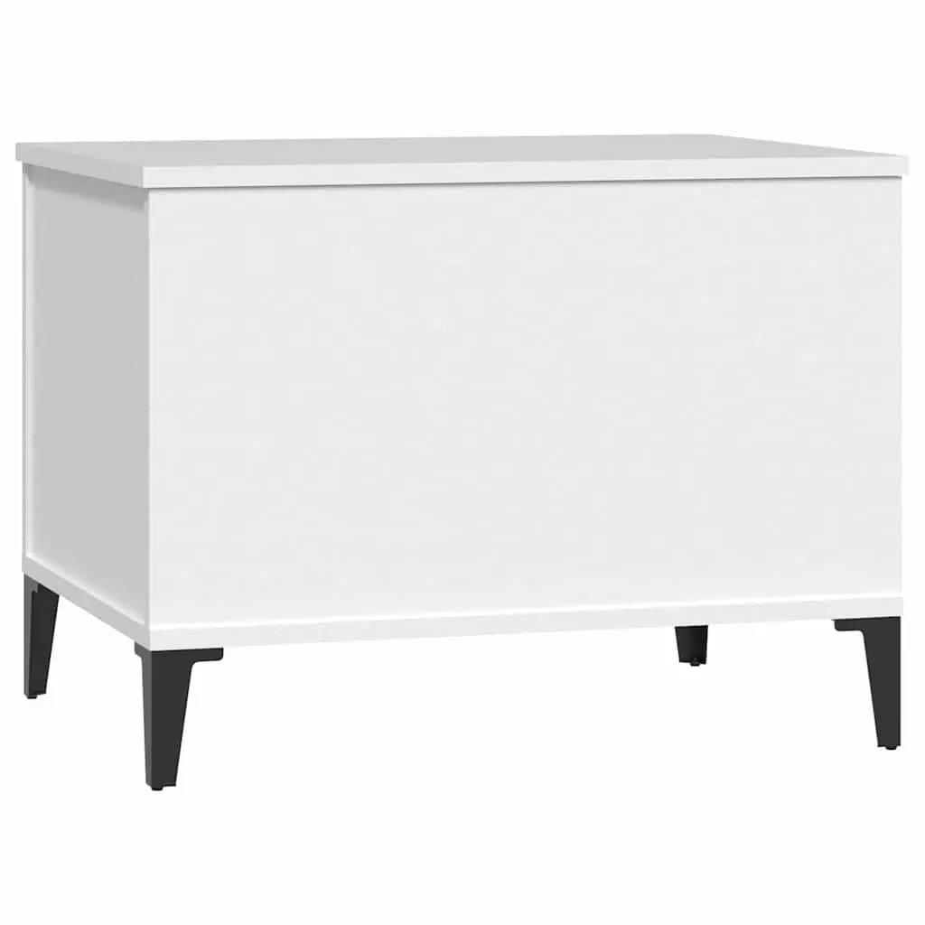 Lift-Top Coffee Table White 60x44.5x45cm Storage Compartment Living Room