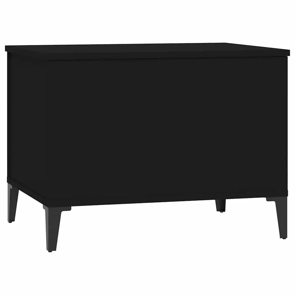 Lift-Top Coffee Table Black Modern Living Room Storage 60W x 44.5D x 45H cm Engineered Wood