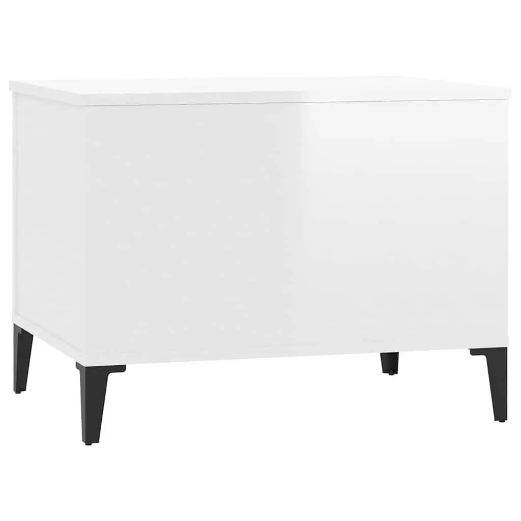 Lift Top Coffee Table with Hidden Storage White 60cm x 44.5cm x 45cm Engineered Wood