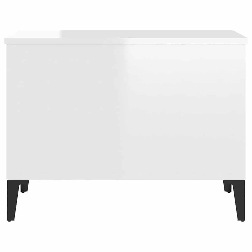 Lift Top Coffee Table with Hidden Storage White 60cm x 44.5cm x 45cm Engineered Wood