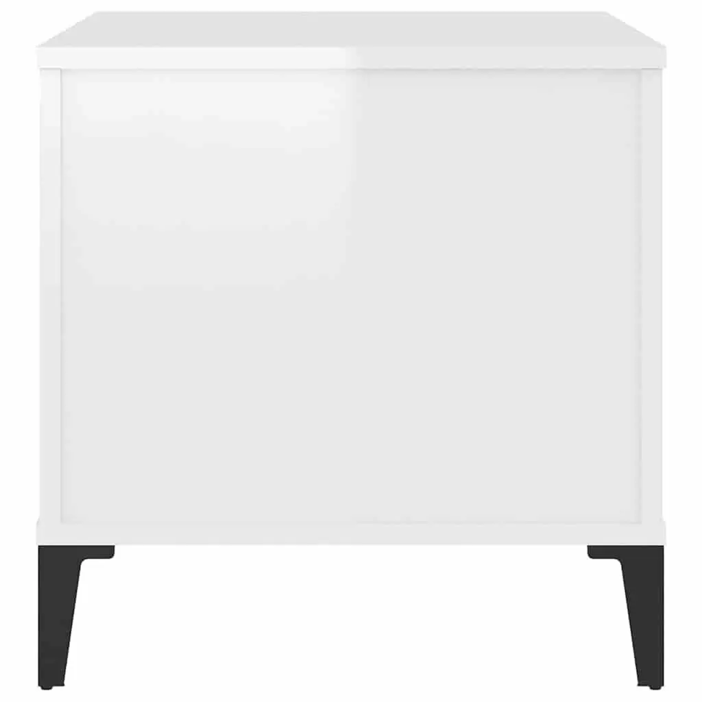 Lift Top Coffee Table with Hidden Storage White 60cm x 44.5cm x 45cm Engineered Wood