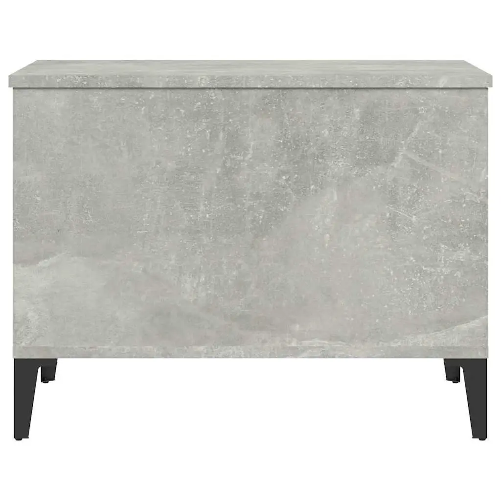 Lift Top Coffee Table Grey Engineered Wood Storage Compartment 60 x 44.5 x 45 cm