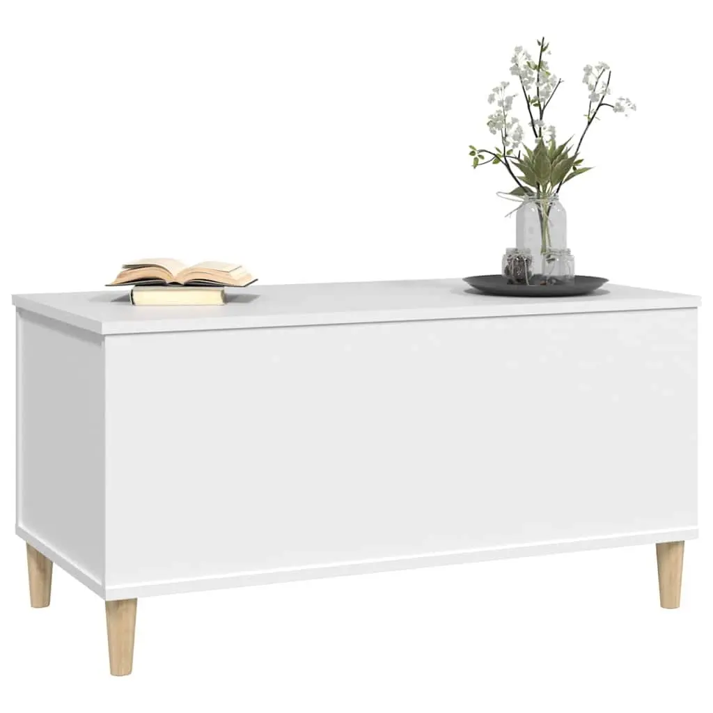 Lift-Top Coffee Table White Storage Compartment Living Room Furniture 90L x 44.5W x 45H cm