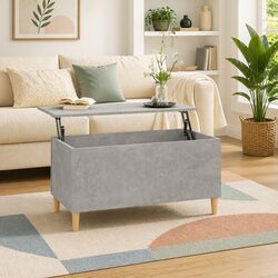 Value and Practicality in a Grey Lift Top Coffee Table