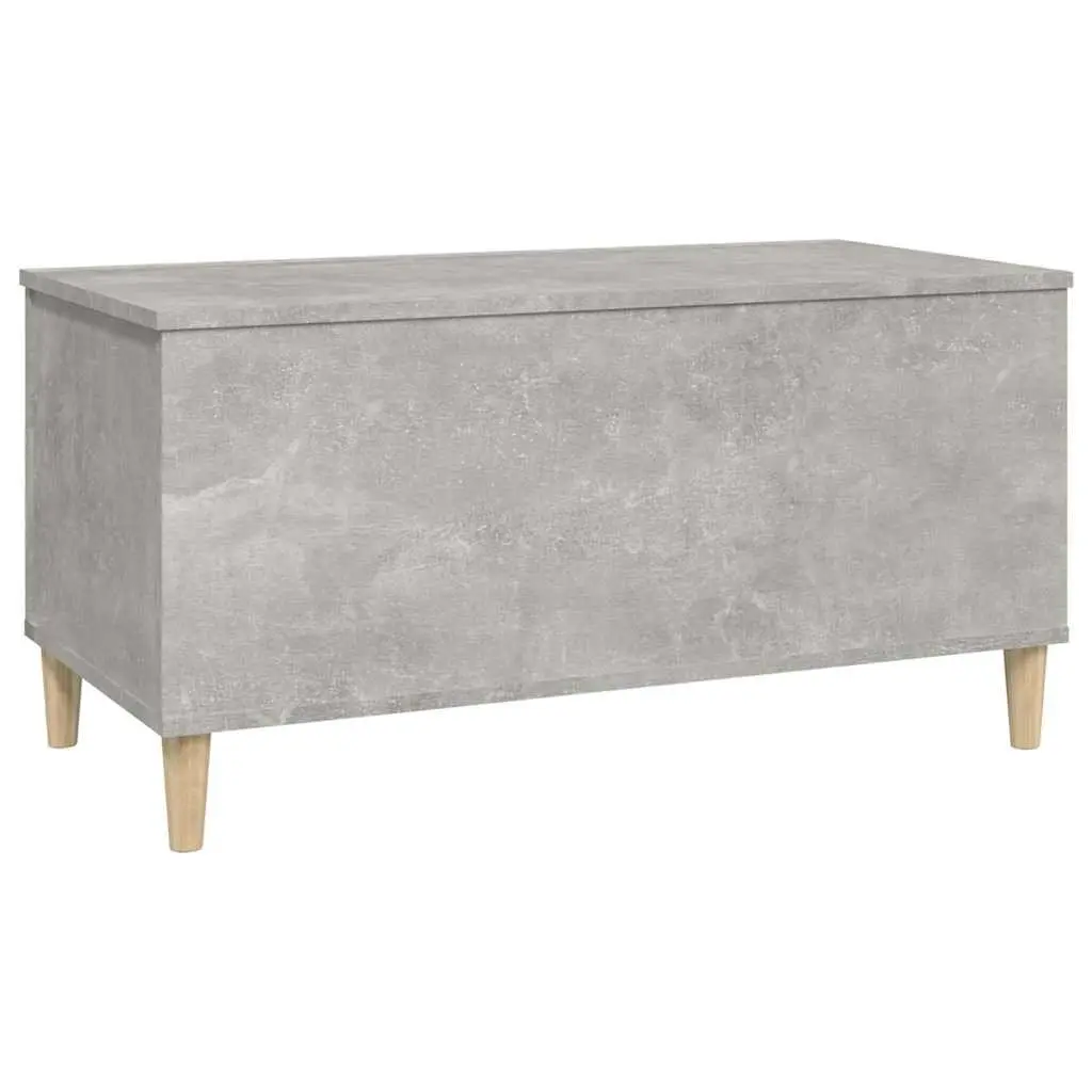 Lift Top Coffee Table Grey Engineered Wood Storage Compartment 90 x 44.5 x 45 cm