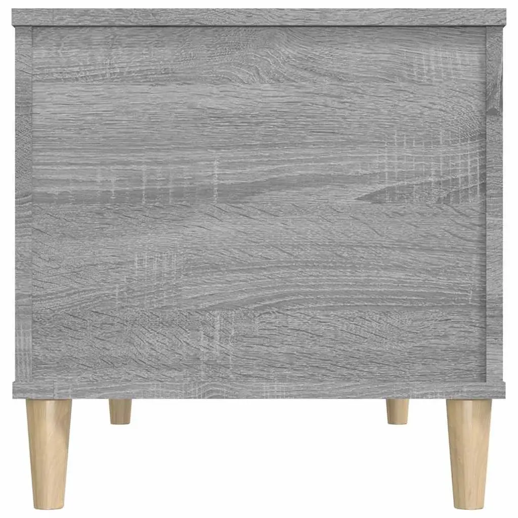 Lift-Top Coffee Table Grey Engineered Wood Storage Compartment 90 x 44.5 x 45 cm