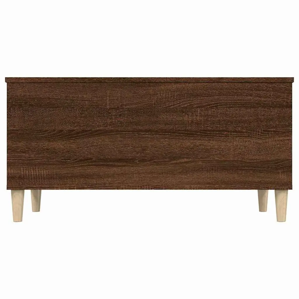 Coffee Table Lift-Top Storage 90x44.5x45cm Brown Oak Engineered Wood