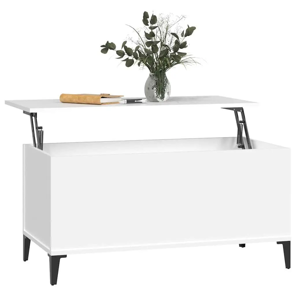 Lift-Top Coffee Table with Hidden Storage