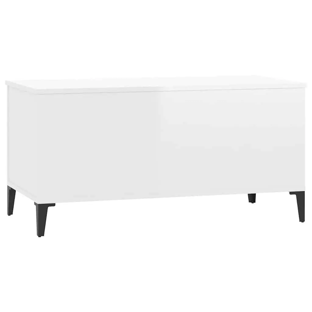 White Coffee Table with Lift-Top Functionality