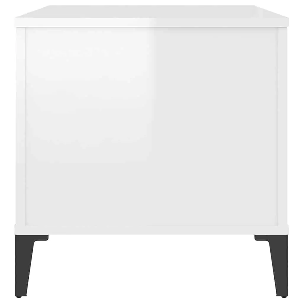 White Coffee Table with Lift-Top Functionality