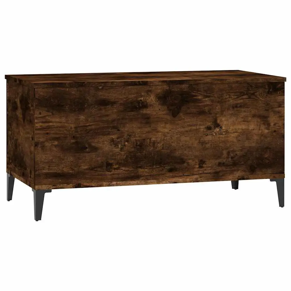 Lift-Top Coffee Table Storage Modern Living Room 90cm Brown Engineered Wood