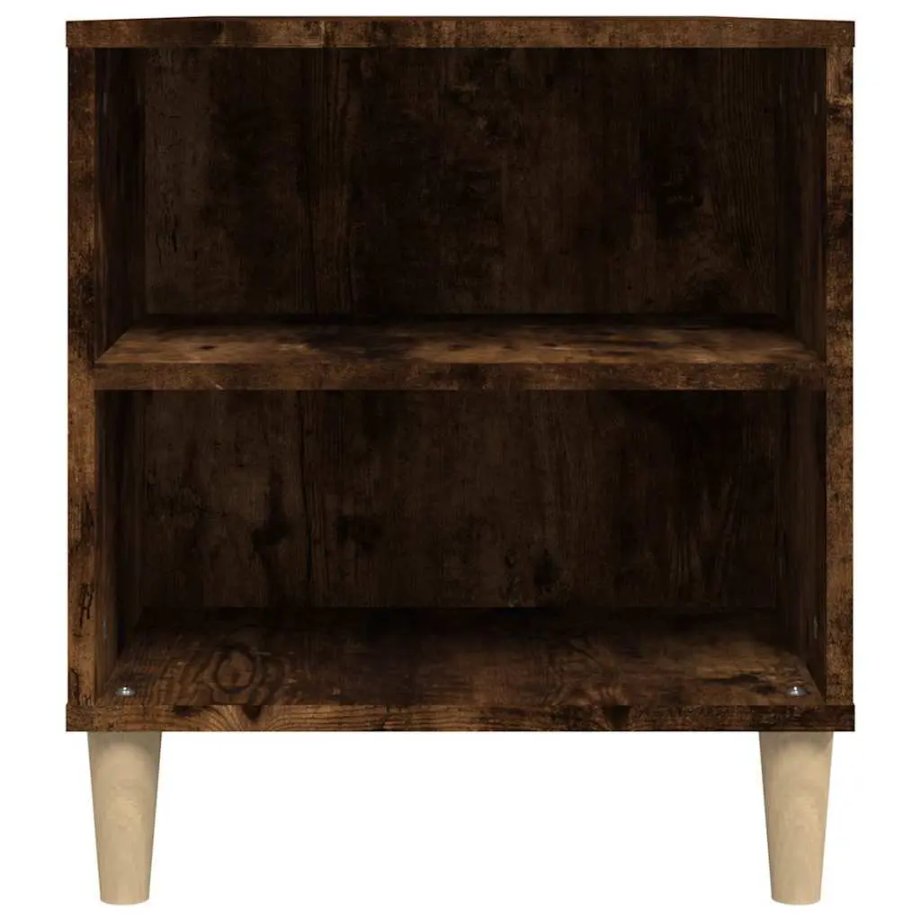 TV Cabinet Storage Unit 102x44.5x50 cm Smoked Oak 4 Compartments 2 Drawers