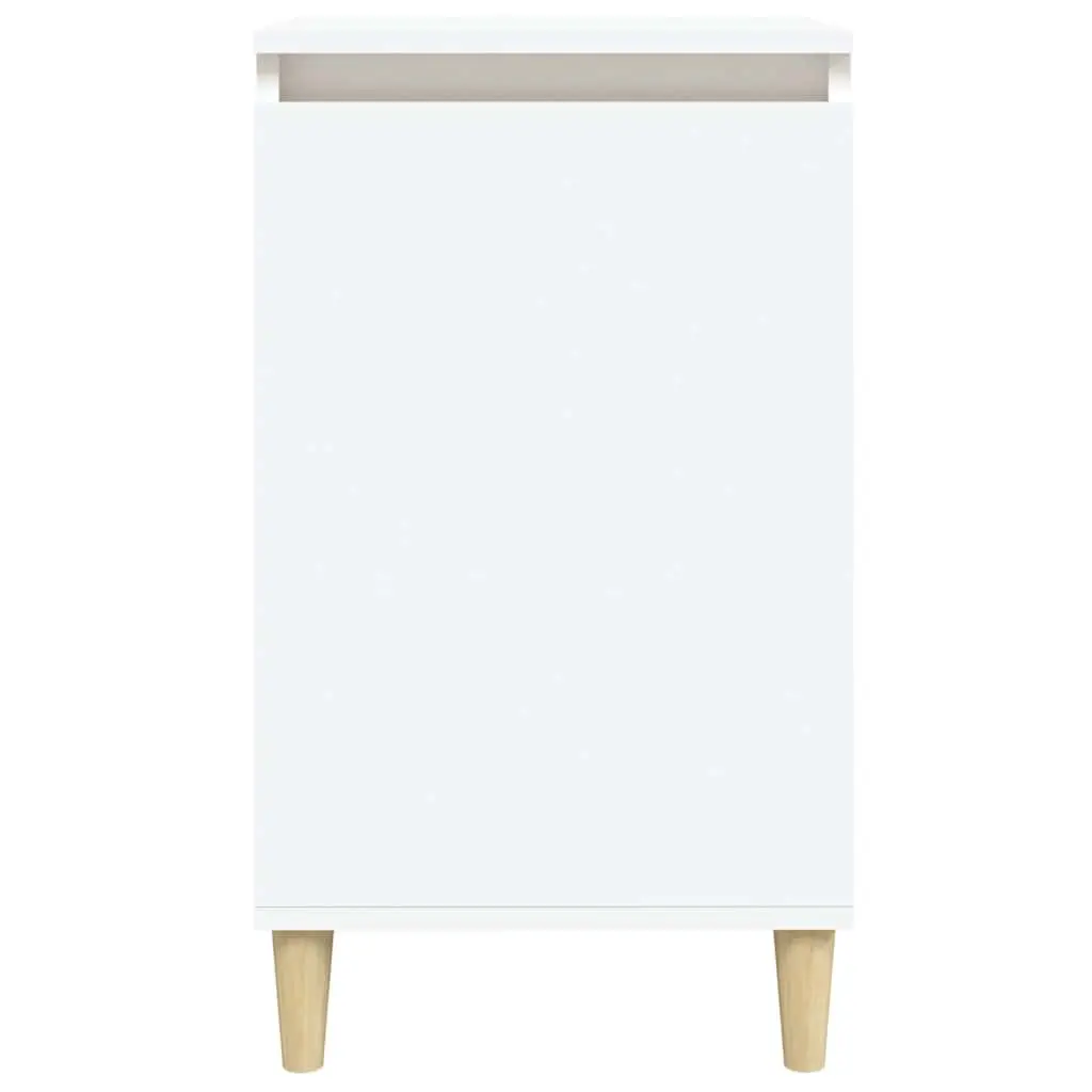 Bedside Cabinet Nightstand Storage 40x35x70 cm White 2 Piece