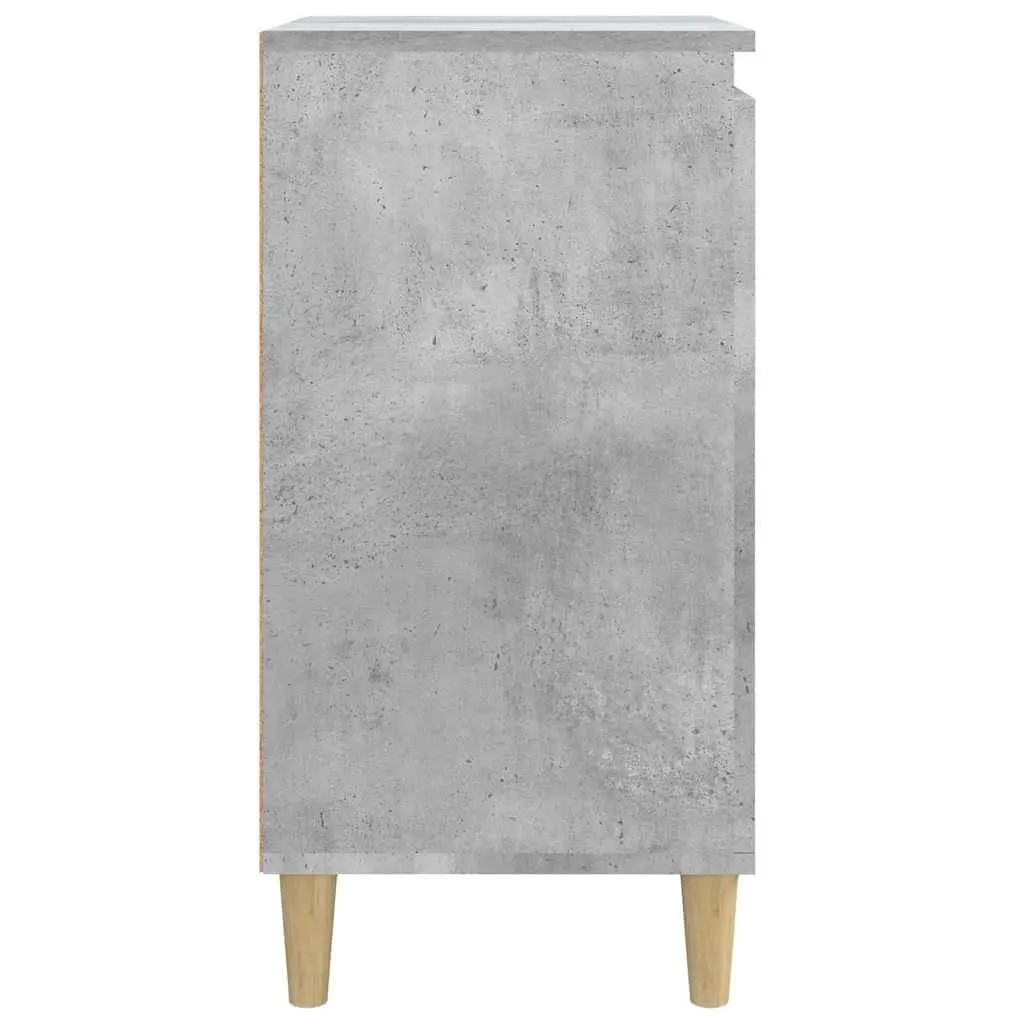 Bedside Cabinets 2 pcs Storage 40x35x70 cm Grey Engineered Wood Nightstand